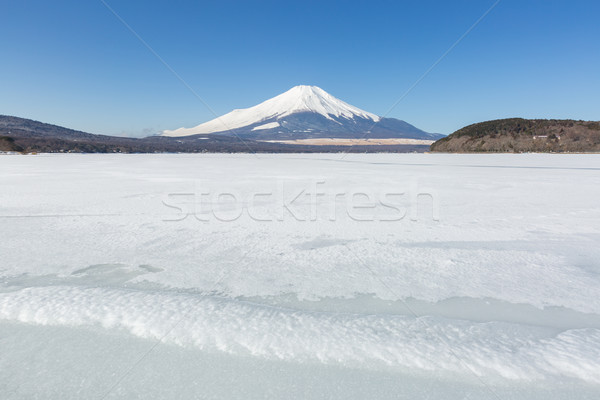 Mountain Fuji winter Stock photo © vichie81