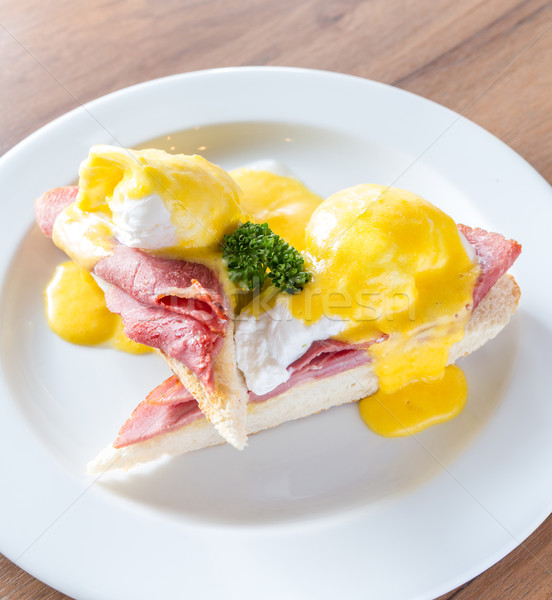 Stok fotoğraf: Yumurta · jambon · kahvaltı · tost · İngilizce