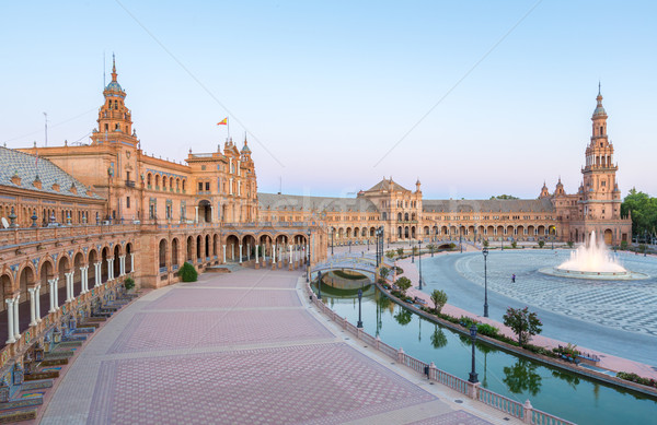 espana Plaza Seville Spain Stock photo © vichie81