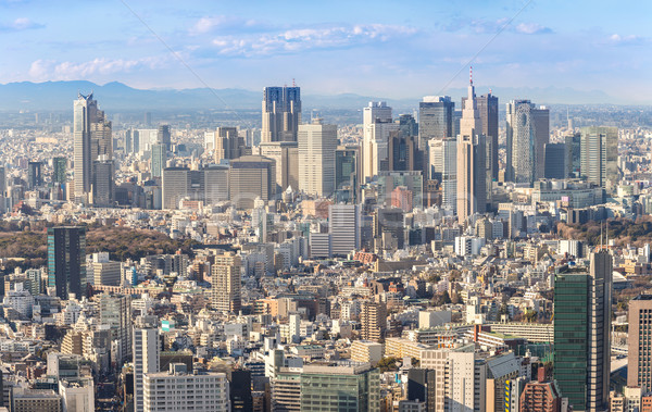 Tokyo constructii oraş orizont toamnă Imagine de stoc © vichie81