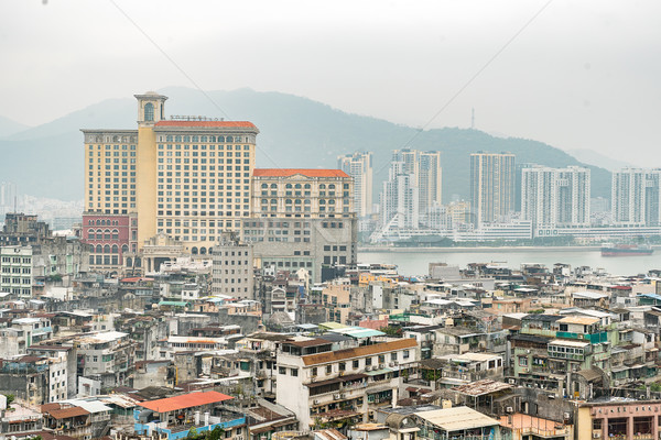 Macau old town Stock photo © vichie81