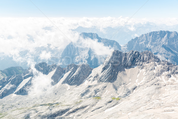 Zugspitze mountain top of Germany Stock photo © vichie81