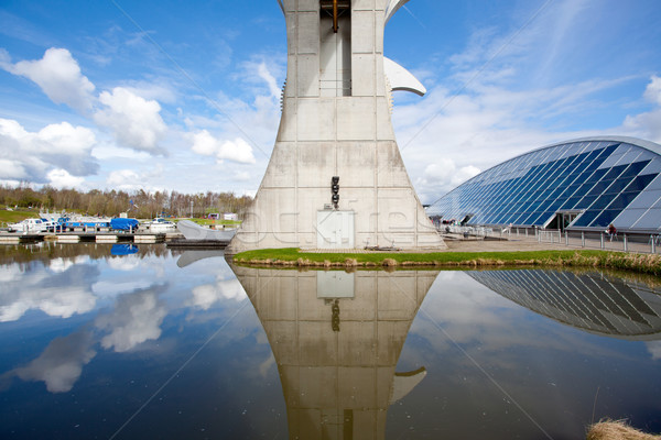 Wiel Schotland reflectie architectuur machine Stockfoto © vichie81