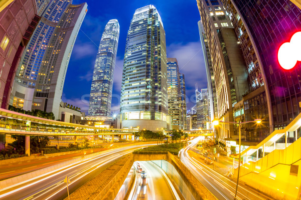 Hong Kong Central Skyline Stock photo © vichie81