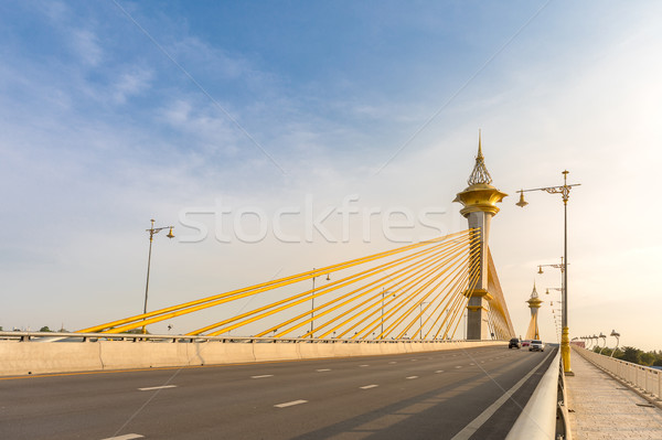 Bridge in Nonthaburi Thailand Stock photo © vichie81