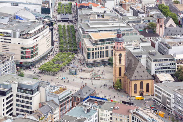 Frankfurt Germany aerial view Stock photo © vichie81