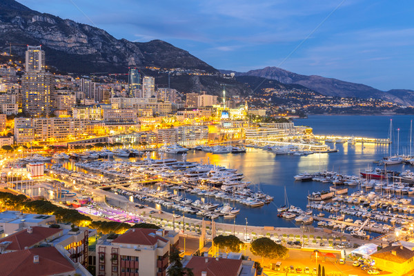 Monaco Monte Carlo harbour Stock photo © vichie81