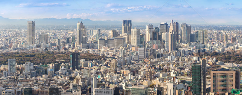 Tokyo constructii oraş orizont toamnă Imagine de stoc © vichie81