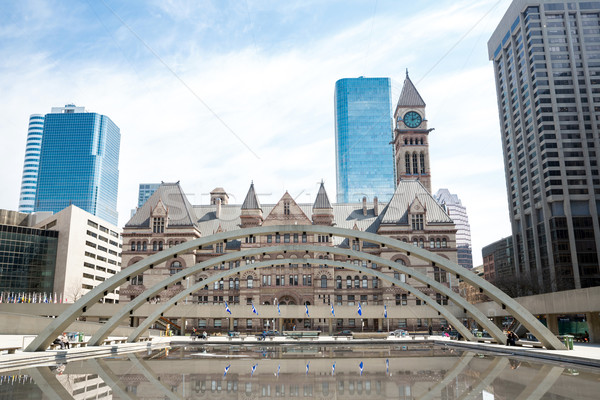 Toronto cidade ouvir praça Canadá Foto stock © vichie81