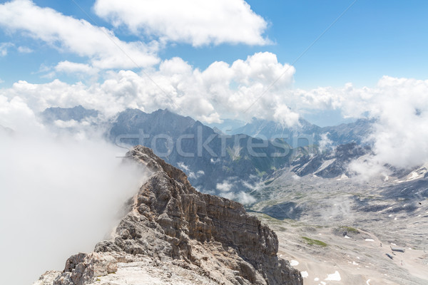 Zugspitze mountain top of Germany Stock photo © vichie81