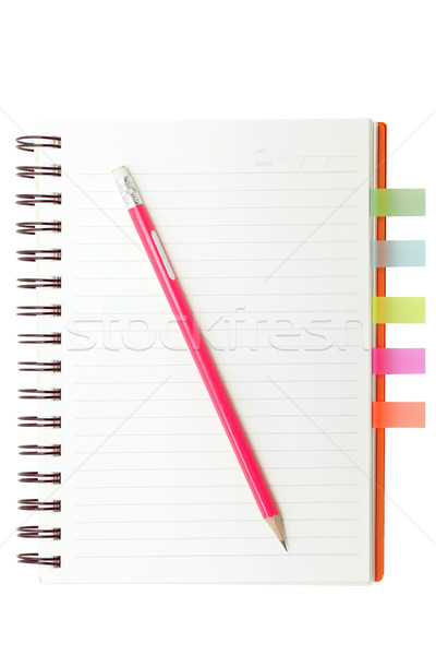index book and pencil Stock photo © vichie81