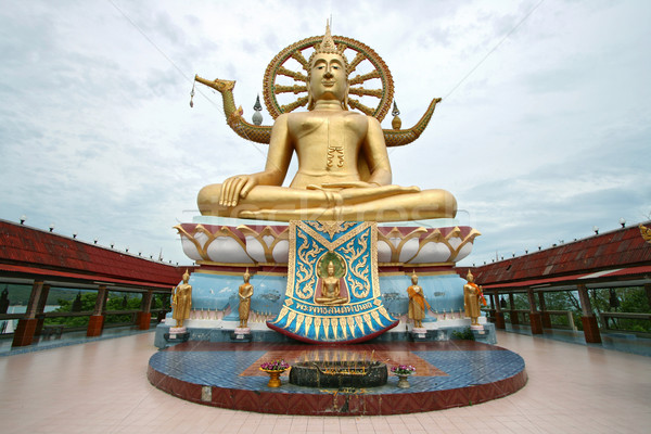 golden buddha Samui Thailand Stock photo © vichie81