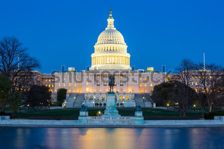 Stock photo: US Capitol Building dusk
