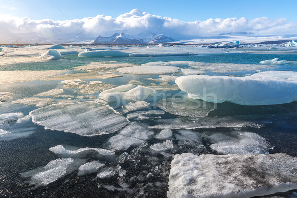 [[stock_photo]]: Glacier · Islande · eau · neige · beauté · montagne