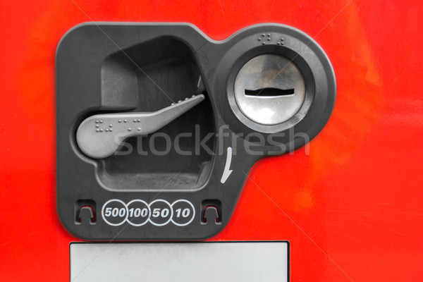 Stock photo: vending Machine Coin insert