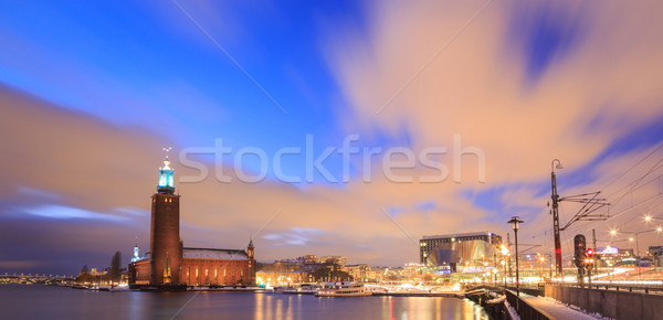 Stockholm City Hall Sweden Stock photo © vichie81