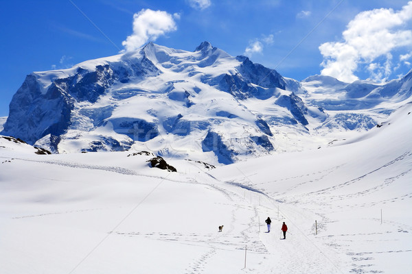 hiking Path at Matterhorn Switzerland Stock photo © vichie81