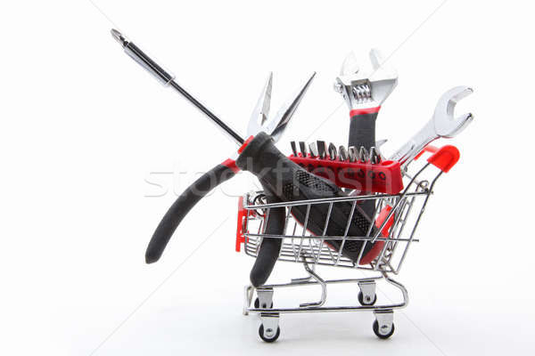 collection of construction tools in cart Stock photo © vichie81