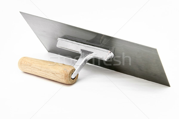 isolated of german style lute trowel over white background Stock photo © vichie81