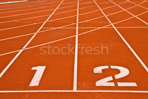 Pista de curse stadion textură sportiv câmp alerga Imagine de stoc © vichie81