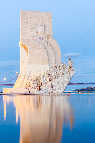 открытие Лиссабон Португалия здании каменные статуя Сток-фото © vichie81