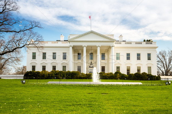 Fehér ház Washington DC Egyesült Államok iroda ház fehér Stock fotó © vichie81