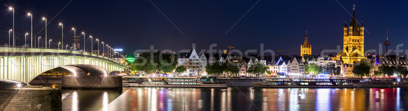 Cologne Germany Panorama Stock photo © vichie81