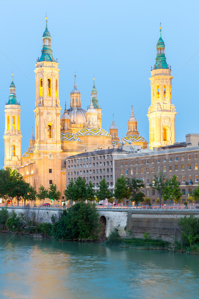 Zaragoza Basilica Spain Stock photo © vichie81