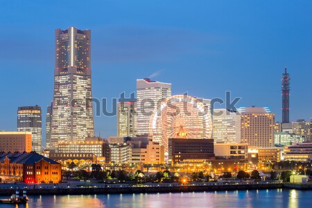 Yokohama at dusk  Stock photo © vichie81