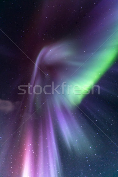 Northern Light Aurora Iceland Stock photo © vichie81