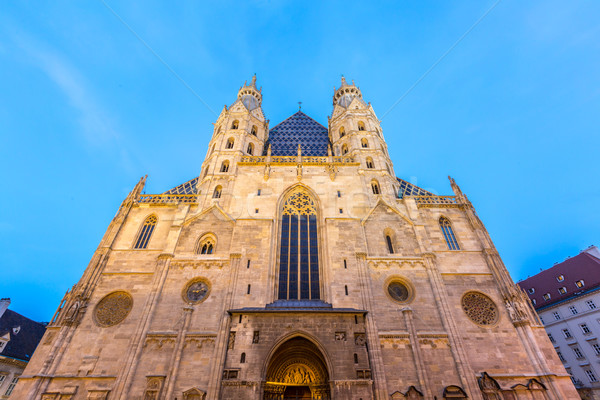 Vienna Stephan Cathedral Austria Stock photo © vichie81