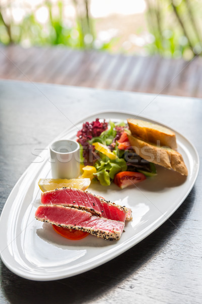 grilled tuna salad Stock photo © vichie81