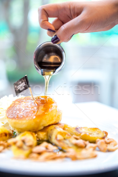 Coconut pancake Stock photo © vichie81