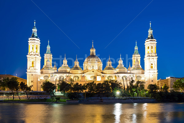 Basilica Cathedral Zaragoza Spain Stock photo © vichie81