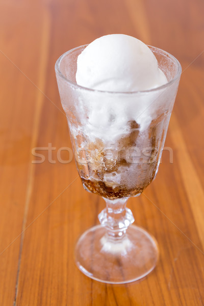 Eis Espresso Dessert Kaffee Eis Cocktail Stock foto © vichie81