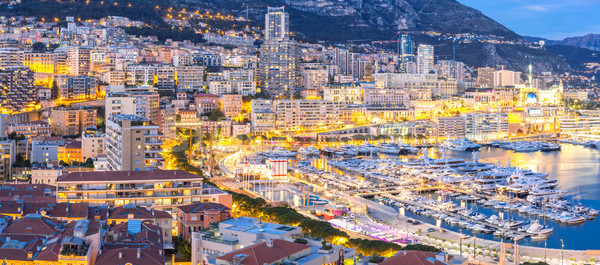 Monaco Monte Carlo harbour Stock photo © vichie81