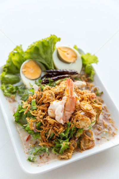 winged bean salad with shrimp Stock photo © vichie81