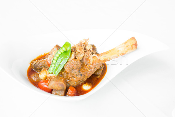 Lamb curry Stock photo © vichie81