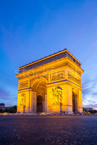 Arc of Triomphe Paris Stock photo © vichie81