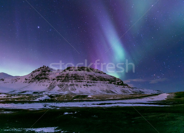 Stock photo: Aurora borealis Iceland