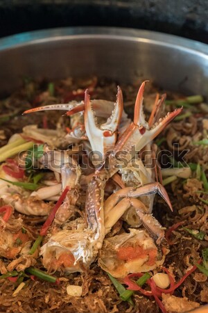 Steamed Crabs vermicelli Stock photo © vichie81