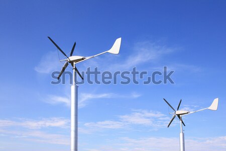 Bauernhof grünen Macht Energie Landschaft Stock foto © vichie81