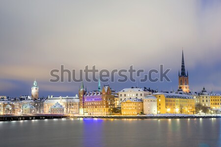 Old Town Stockholm city Stock photo © vichie81