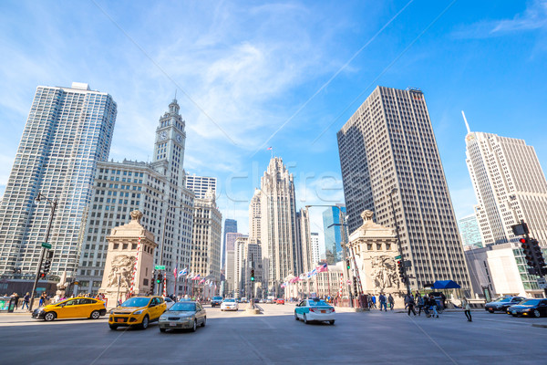 Chicago downtown Stock photo © vichie81
