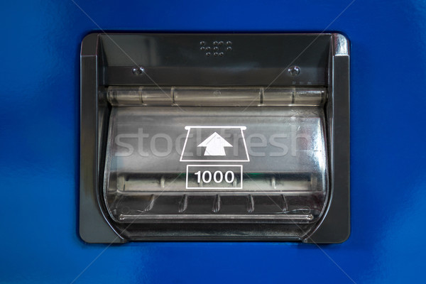 vending Machine banknote insert  Stock photo © vichie81