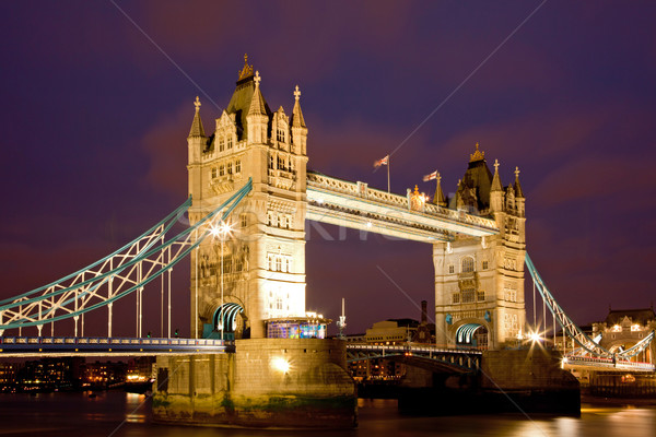 Tower Bridge Night Stock photo © vichie81