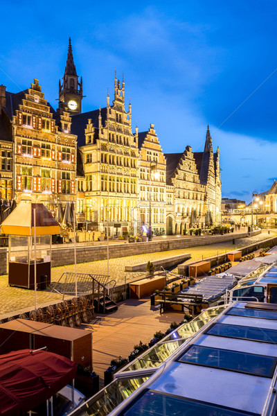Ghent Old town Belgium Stock photo © vichie81