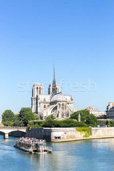 Сток-фото: собора · Париж · круиз · туристических · реке