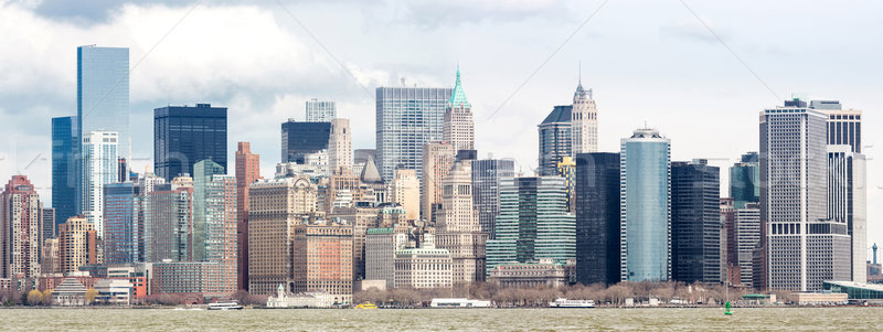 Lower Manhatta NYC  Panorama Stock photo © vichie81
