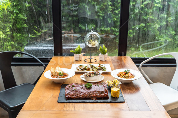 dining table  Stock photo © vichie81
